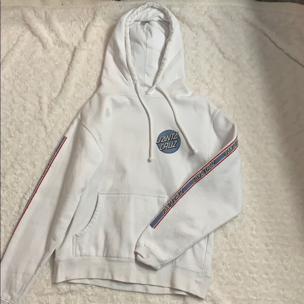 White Santa Cruz hoodie
